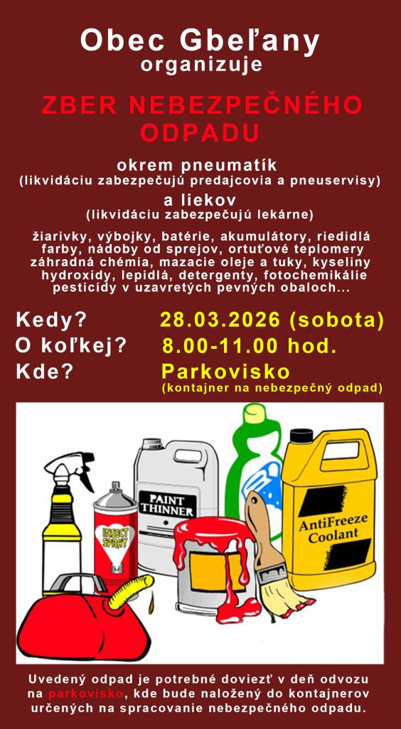 Zber nebezpečného odpadu