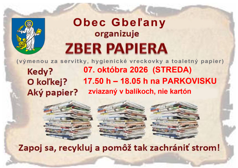 Zber papiera