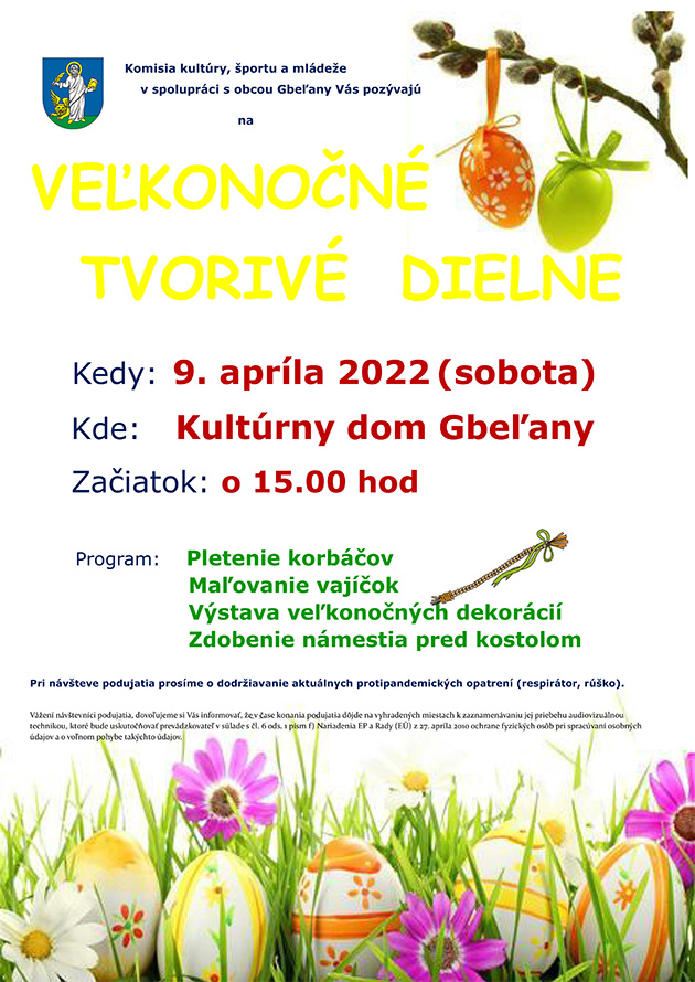 Veľkonočné tvorivé dielne