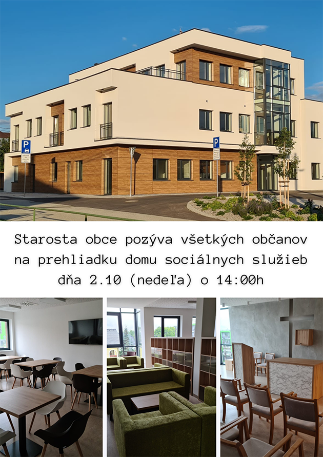 Otvorenie Domu sociálnych služieb