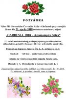GARDENIA 2018  - Agrokomplex Nitra 1
