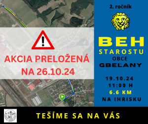 Beh starostu obce Gbeľany