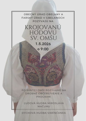 Krojová hodová sv. omša